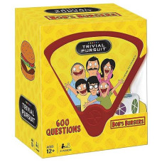 Usaopoly Bob'S Burgers Trivial Pursuit (Quickplay Edition), Ages 8+, 20+ Min Play, 2+ Players, 600 Questions, Officially Licensed Board Game