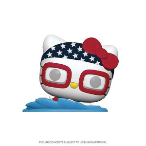 Funko Pop! Sanrio: Hello Kitty Sports - Swimming Hello Kitty, Multicolor, Model:48692
