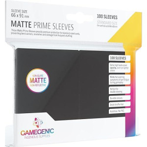 Matte Prime Sleeves: Black