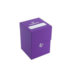 Deck Holder 100+ Casual Deck Box | Double-Sleeved Card Storage With Flex Card Divider | Premium Card Game Protector | Cobra Neck Technology | Holds Up To 100 Cards | Purple Color | Made By Gamegenic