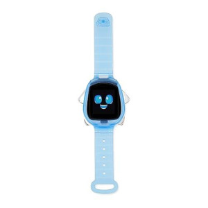 Little Tikes Tobi Robot Smartwatch - Blue With Movable Arms And Legs, Fun Expressions, Sound Effects, Play Games, Track Fitness And Steps, Built-In Cameras For Photo And Video 512 Mb | Kids Age 4+