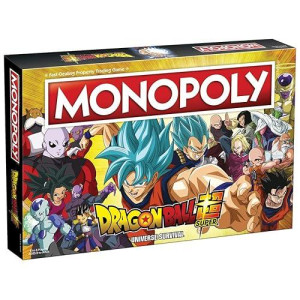 Monopoly Dragon Ball Super | Recruit Legendary Warriors Goku, Vegeta And Gohan | Official Dragon Ball Z Anime Series Merchandise | Themed Monopoly Game