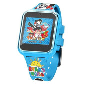 Accutime Kids Ryan'S World Blue Educational Learning Touchscreen Smart Watch Toy For Boys, Girls, Toddlers - Selfie Cam, Learning Games, Alarm, Calculator, Pedometer And More, Model: Ryw4006Az