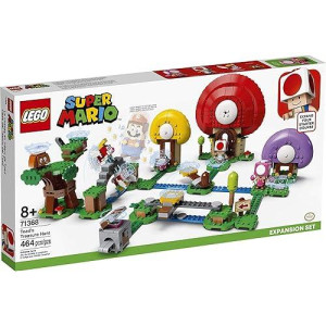 Lego Super Mario Toad�S Treasure Hunt Expansion Set 71368 Building Kit; Toy For Kids To Boost Their Super Mario Adventures With Mario Starter Course (71360) Playset (464 Pieces)