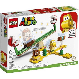 Lego Super Mario Piranha Plant Power Slide Expansion Set 71365; Building Kit For Kids To Combine With The Super Mario Adventures With Mario Starter Course (71360) Playset (217 Pieces)