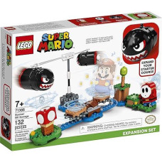 Lego Super Mario Boomer Bill Barrage Expansion Set 71366 Building Kit; Toy For Kids To Add To Their Super Mario Adventures With Mario Starter Course (71360) Playset (132 Pieces)
