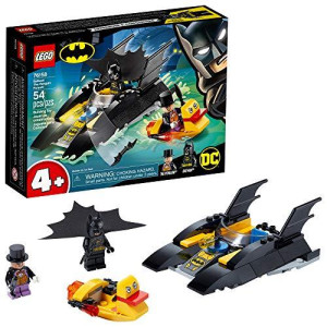 Lego Dc Batboat The Penguin Pursuit! 76158 Top Batman Building Toy For Kids, With Super-Hero Minifigures, 2 Boats, A Batarang And An Umbrella, Great Holiday Or Birthday Gift (54 Pieces)