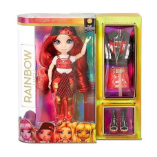 Rainbow High Ruby Anderson - Red Clothes Fashion Doll With 2 Complete Mix & Match Outfits And Accessories, Toys For Kids 6 To 12 Years Old
