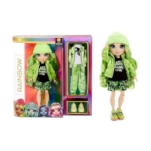 Rainbow Surprise Rainbow High Jade Hunter - Green Clothes Fashion Doll With 2 Complete Mix & Match Outfits And Accessories, Toys For Kids 4 To 15 Years Old