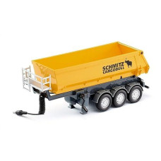 Siku 6734 Control 3-Axled Tipping Semi-Trailer, Yellow