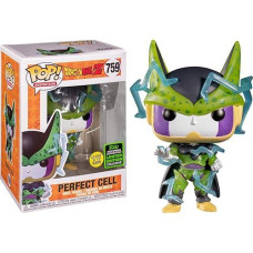 Funko Pop! Dragon Ball Z #759 - Perfect Cell Glow In The Dark Eccc 2020 Shared Exclusive