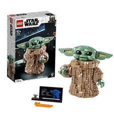 Lego 75318 Star Wars: The Mandalorian The Child Baby Yoda Figure Building Toy, Collectible Kids' Room Decoration With Minifigure, Gift Idea For Kids, Boys, Girls & Teenagers