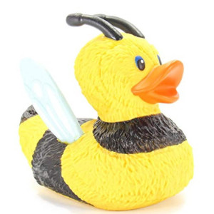 Wild RepublicRubber Duck, Bee,Gift For Kids, GreatGift For Kids And Adults, 4 Inches