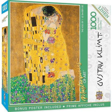 Masterpieces 1000 Piece Jigsaw Puzzle For Adults, Family, Or Kids - The Kiss - 19.25"X26.75"