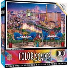 Masterpieces 1000 Piece Jigsaw Puzzle For Adults, Family, Or Kids - Las Vegas Living - 19.25"X26.75"