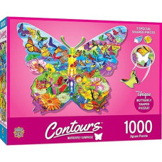 Masterpieces 1000 Piece Jigsaw Puzzle For Adults, Family, Or Kids - Butterfly Surprise - 28.22"X 24.03"