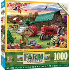 Masterpieces 1000 Piece Jigsaw Puzzle For Adults, Family, Or Kids - Harvest Ranch - 19.25"X26.75"