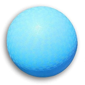 8.5 Inch Playground Balls Red, Blue, Green, Yellow And Rainbow! (1 Ball, Blue)