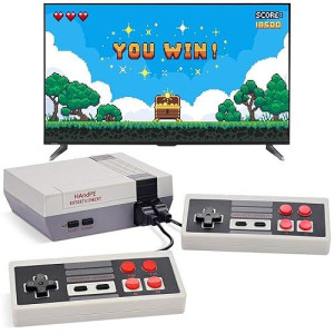 Handpe Retro Classic Mini Game Console Childhood Game Consoles Built-In 620 Game(Some Are Repeated) Dual Control 8-Bit Handheld Game Player For Tv Video Bring Happy Childhood Memories (Av)
