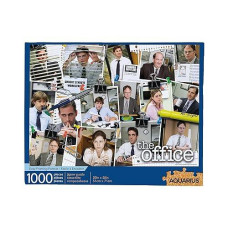 Aquarius The Office Cast Collage Puzzle (1000 Piece Jigsaw Puzzle) - Glare Free - Precision Fit - Officially Licensed The Office Merchandise & Collectibles - 20 X 28 Inches