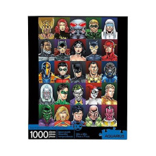 Aquarius Dc Comics Puzzle Cast Faces (1000 Piece Jigsaw Puzzle) - Officially Licensed Dc Comics Merchandise & Collectibles - Glare Free - Precision Fit - 20 X 28 Inches