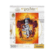 Aquarius Harry Potter Puzzle Gryffindor Crest (500 Piece Jigsaw Puzzle) - Officially Licensed Harry Potter Merchandise & Collectibles - Glare Free - Precision Fit - 14X19In