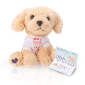 Infloatables Thermapals Microwavable Weighted Stuffed Animals - Dress To Reduce Stress - A Heart-Warming Surprise - Heat It Up Or Cool It Down - Gift For Any Occassion - Valentines Plush