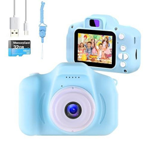 Nine Cube Kids Camera 3 Year Old, Children'S Digital Camera Toys For Boys Ages 5-7,Christmas Birthday Gifts Toddler Camera,Kids Toys Camera For Toddlers Age 3-5 With 32Gb Sd Card
