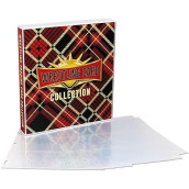 Unikeep Wwe Wrestlemania Themed Collectible Card Storage Binder - Comes With 20 Card Pages (Tartan)
