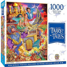 Masterpieces 1000 Piece Jigsaw Puzzle For Adults, Family, Or Kids - Aladdin - 19.25"X26.75"