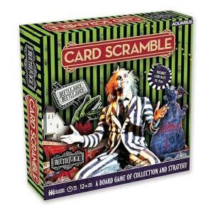 Aquarius Beetlejuice Card Scramble Board Game - Fun Family Party Game For Kids, Teens & Adults - Entertaining Game Night Gift - Officially Licensed Merchandise