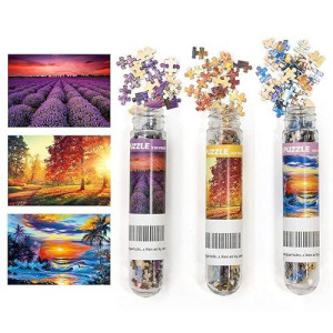 3 Pack Landscape Mini Jigsaw Puzzles 150 Pieces For Adults Small Jigsaw Puzzle 6 X 4 Inches House Entertainment Toys Home Decor Puzzles