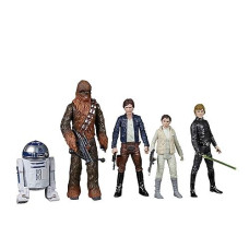 Star Wars Celebrate The Saga Toys Rebel Alliance Figure Set, 375-Inch-Scale Collectible Action Figure 5-Pack, Toys For Kids Ages 4 & Up, Multicolor, F1417