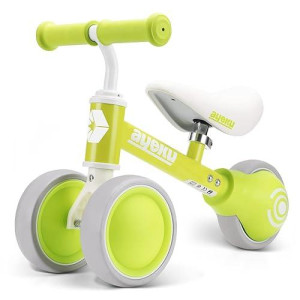 Ayeku Baby Balance Bike, Toddlers Bikes For Age 12-24 Months No Pedal Bike Best Toys Gifts For 1 Year Old Boys Girls With Comfortable Adjustable Seat In 3 Wheels