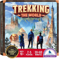 Underdog Games Trekking The World - The Award-Winning Board Game For Family Night Explore The Wonders Of The World Perfect For Kids & Adults Ages 10 And Up