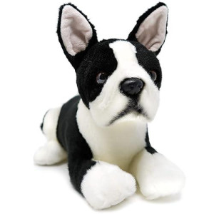 Viahart Baxter The Boston Terrier - 12 Inch Stuffed Animal Plush Dog - By Tiger Tale Toys