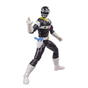 Power Rangers Lightning Collection In Space Black Ranger 6-Inch Premium Collectible Action Figure Toy With Accessories