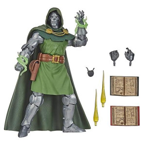 Marvel Vintage Series 6-Inch Scale Dr. Doom Fantastic 4 Action Figure Toy, 10 Accessories, Super Hero Collectible Series, Ages 4 And Up