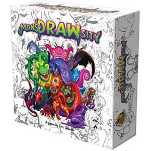 Deep Water Games Monsdrawsity, Drawing Party Game Based On Verbal Description, Take Turns Describing & Drawing A Bizarre Monster - Be The Player Whose Drawing Most Closely Matches, 8+, 3-8 Players