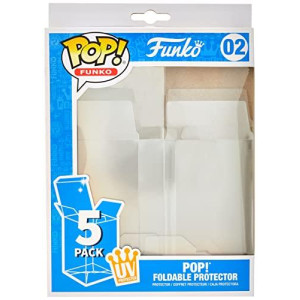 Funko Pop Pop! 5 Pack Foldable Pop Protector Cases - Uv Protected, Multicolor, Standard (53008)