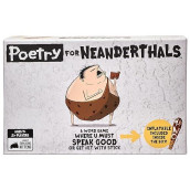 Poetry For Neanderthals By Exploding Kittens Llc - Family Card Game For Adults, Teens & Kids , White