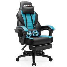 Bossin Gaming Chair, Leather Computer Desk Chair With Footrest And Headrest, Ergonomic Heavy Duty Design, Large Size High-Back E-Sports, Big And Tall Gaming Chair