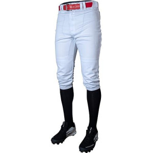 Easton Boys Rival Knicker Baseball Pants, White, X-Large Us