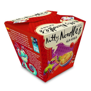 Ludonova Nutty Noodles - Serve Monsters with Skill and Speed, Fun and Fast-Paced Board game for Kids and Family, Ages 6+, 2-4 Players, 15-Minute Playtime, Made