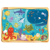 Webby Underwater Animals Jigsaw Puzzle , 40 Pieces, Multicolour