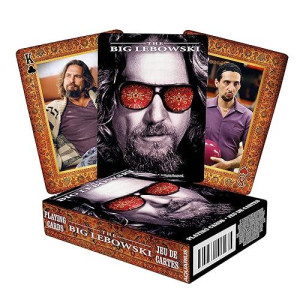 Aquarius Big Lebowski Playing Cards - The Big Lebowski Themed Deck Of Cards For Your Favorite Card Games - Officially Licensed Big Lebowski Merchandise & Collectibles