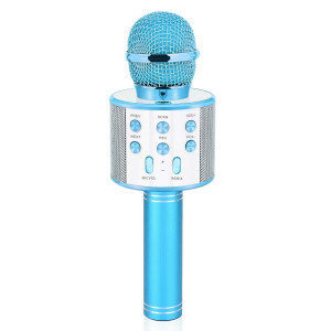Kids Toys Age 5 6 7 8 9 10, Dodosky Karaoke Microphone For Kids Popular Toys For Girl Boy Age 5-12 Birthday Gifts For Teen Girls Boys Age 5-12 Party Gift For Girl Boy Age 4-12 - Blue