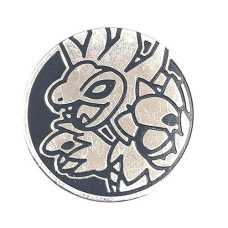 Official Pokemon Coin - Hydriegon Silver Metallic Foil - Tournament Legal
