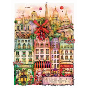 Ki Puzzle 1000 Piece Puzzle For Adults Madalina Tantareanu Cities At Midnight: Paris Art Jigsaw Puzzle 27X20 Ki Puzzles