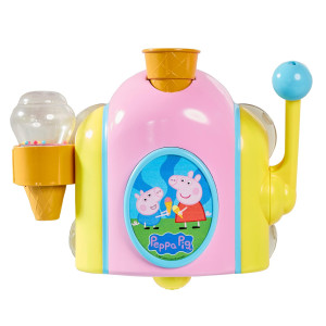 Toomies Peppa Pig Bubble Ice Cream Maker Bubble Bath Toy - Toddler Bath Toys Bubble Maker - Peppa Pig Toy With Foam-Producing Pump Action - Ages 18 Months And Up